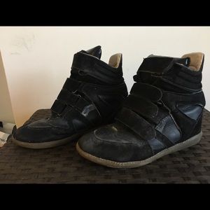 Isabel Marant inspired wedge sneakers